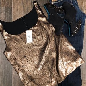 Lafayette 148 New York sequin top